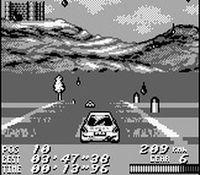 une photo d'Ã©cran de V-Rally Championship Edition sur Nintendo Game Boy